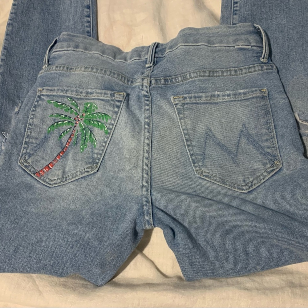 High Waisted Looker Jeans- Drinking by the pool- 26 - Picture 2 of 7